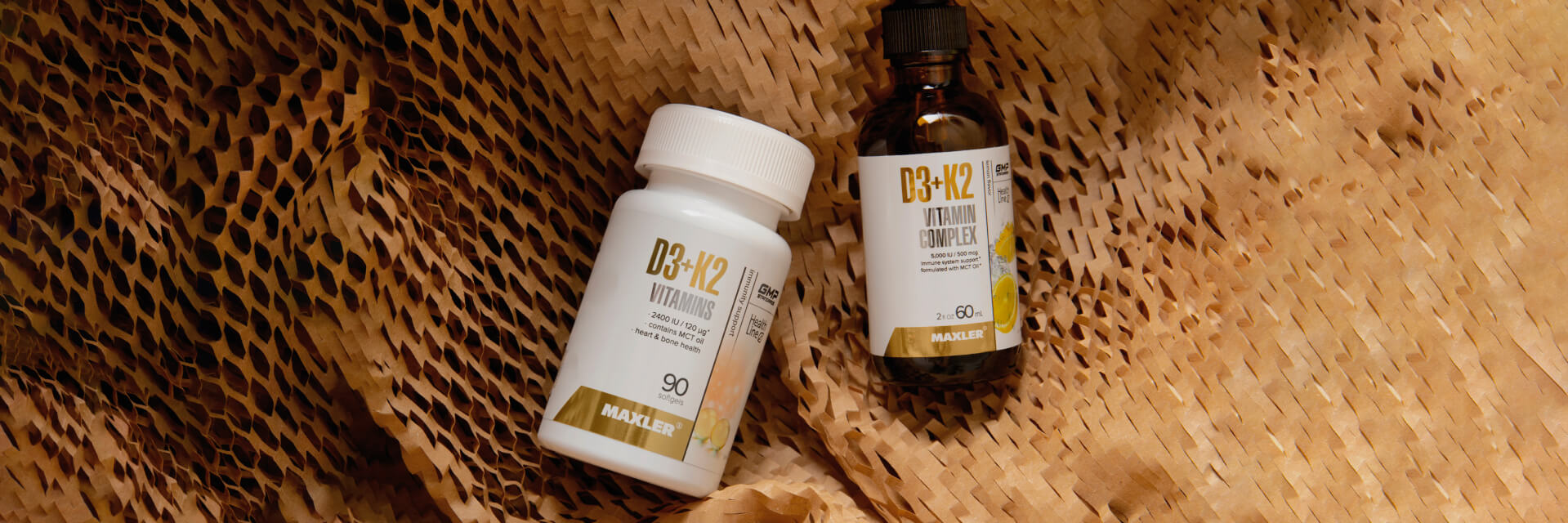 Maxler | Витамины Д3 и К2 (D3+K2 Vitamin Complex)