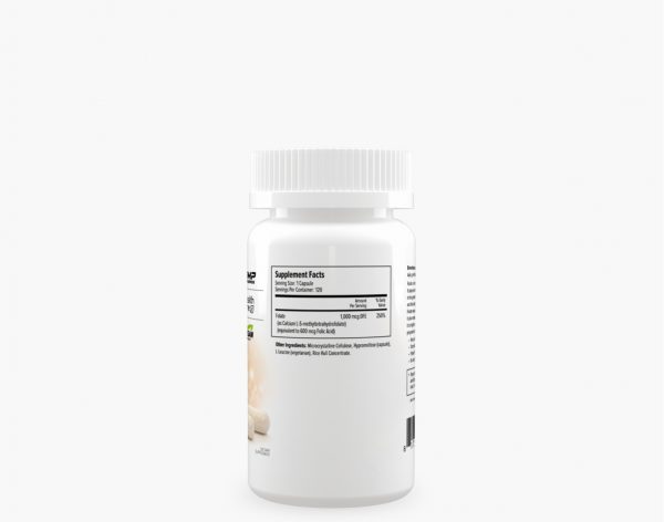 Folic Acid Bioactive Folate bottle_back