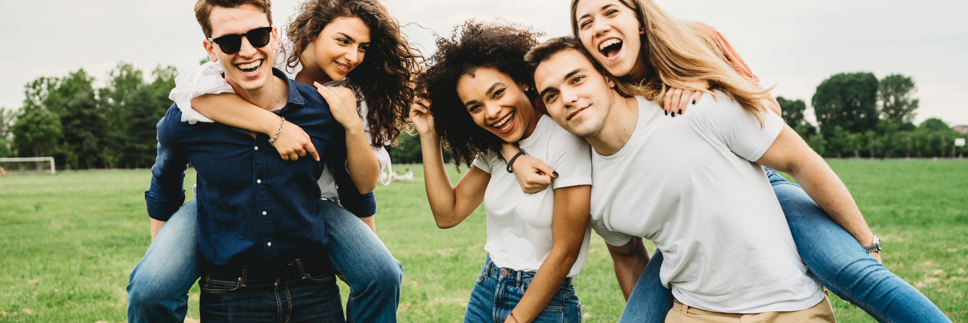 A photo of a group of people having fun.