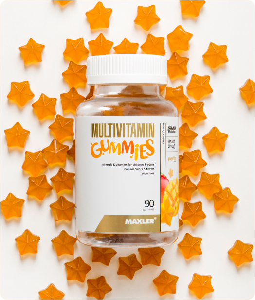 Maxler | Мультивитамины в мармеладных пастилках без сахара - Multivitamin Gummies Sugar Free