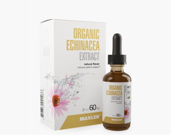 Organic Echinacea Extract bottle and box