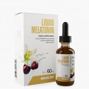 Liquid Melatonin bottle and box
