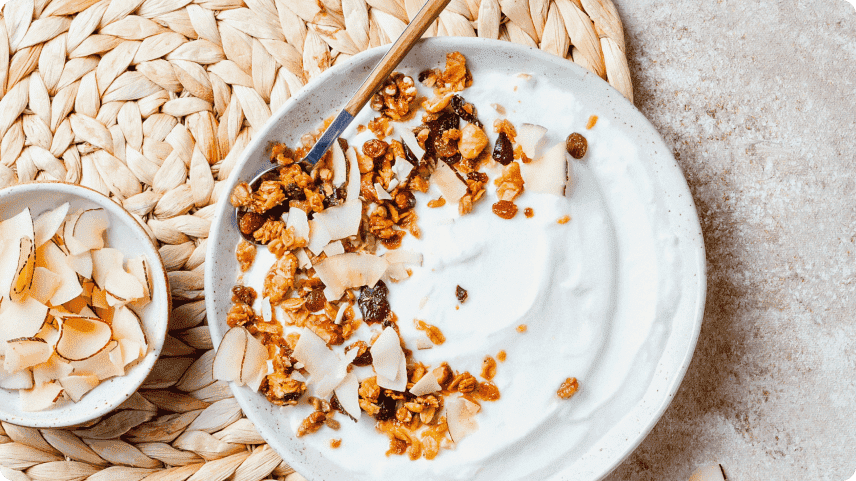 Lemon and ginger granola