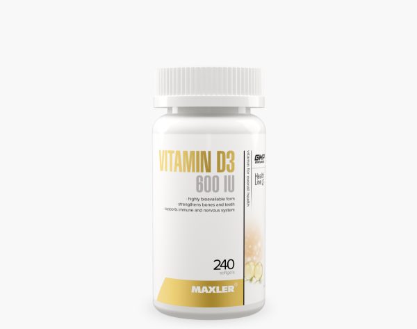 Витамин Д3 Vitamin D3 600IU